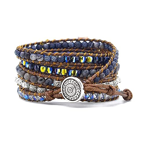 woman handmade beaded bracelets